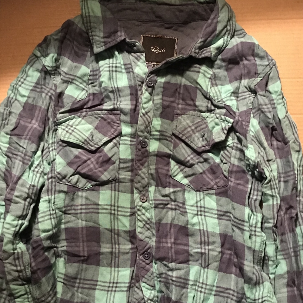 Blue Winter Plaid Jacket